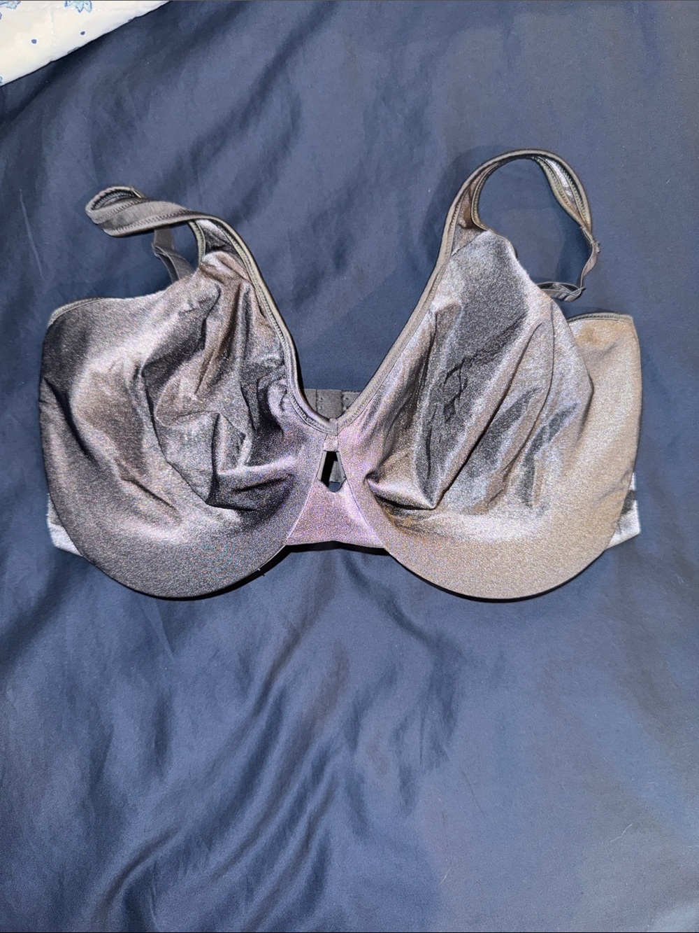 Bali Shimmery Silver Underwire Bra